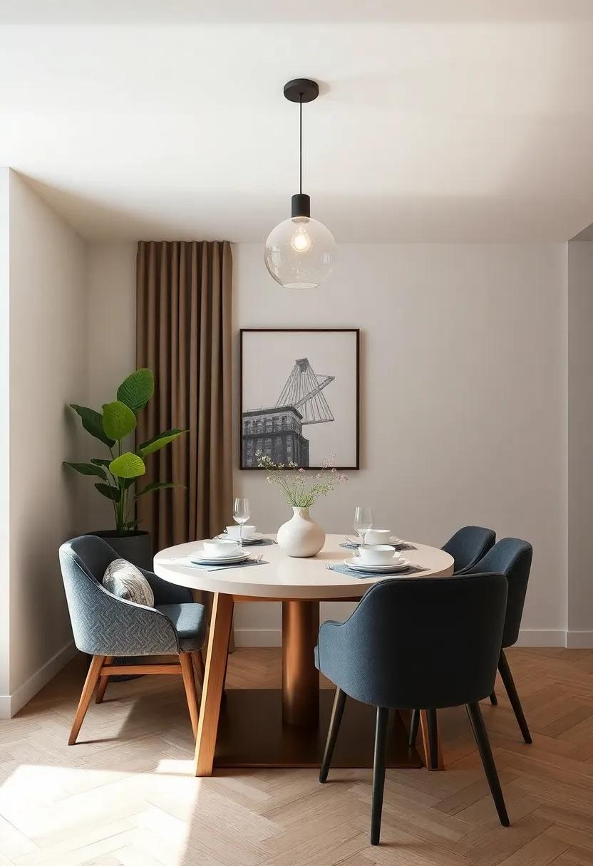 Sustainable Choices in Furnishing Your studio Apartment Dining Area