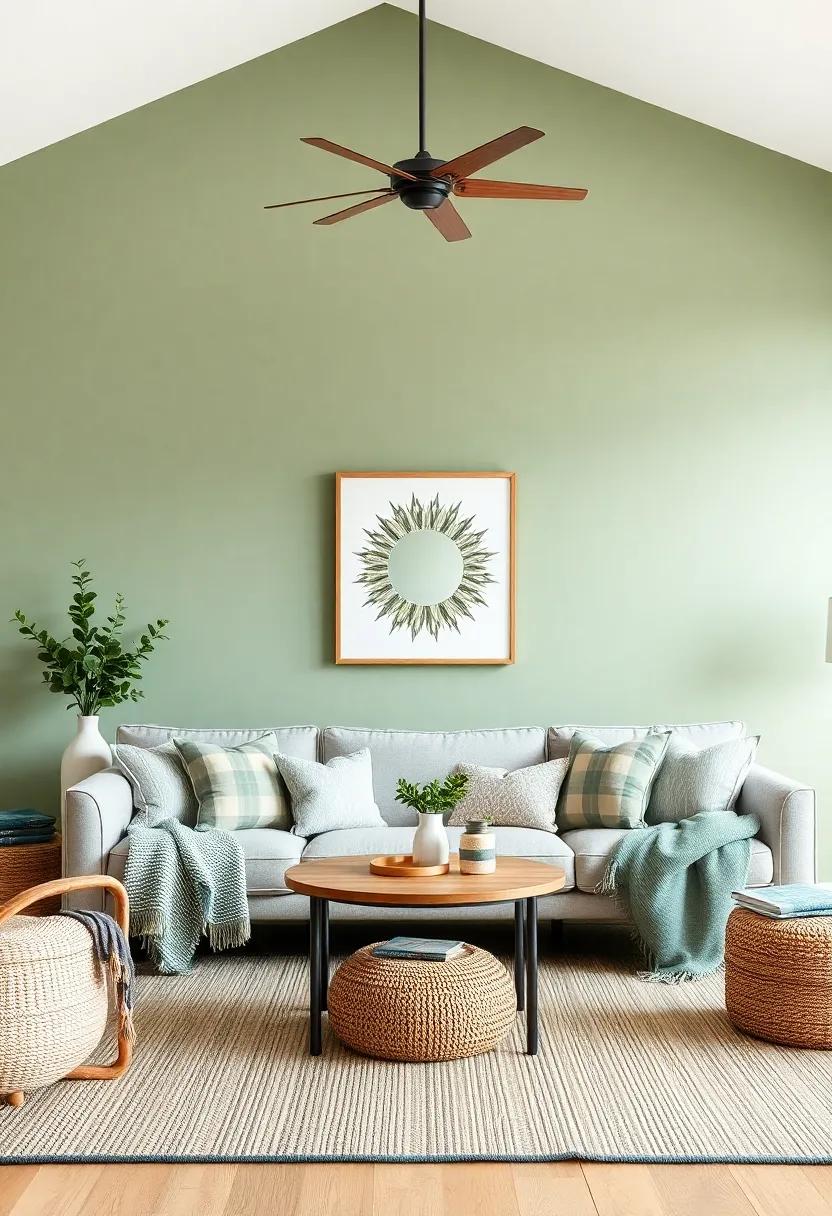 Seasonal Decor: Swap out accent pieces ‌like ​pillows and⁤ throws with the seasons, adding unique touches to complement your sage walls