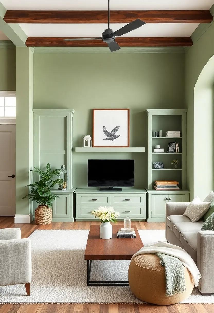 Custom Built-ins: ‌Consider custom shelving or ​cabinetry painted in a complementary shade to maximize storage while ⁢keeping the aesthetic cohesive
