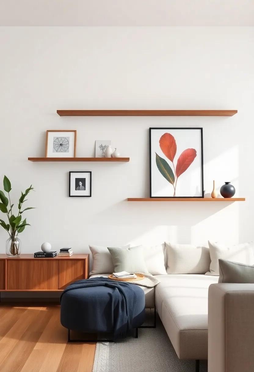 Transform⁣ Your Living Room With Stylish ‌Floating Shelves and Artful Displays