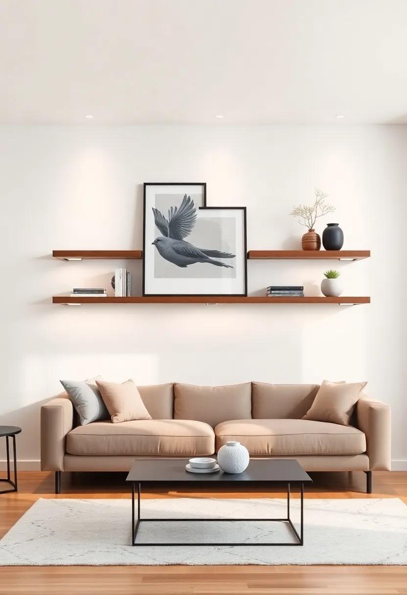 Using ​Lighting to ‌Highlight Art and Floating ⁢Shelves‍ Effectively