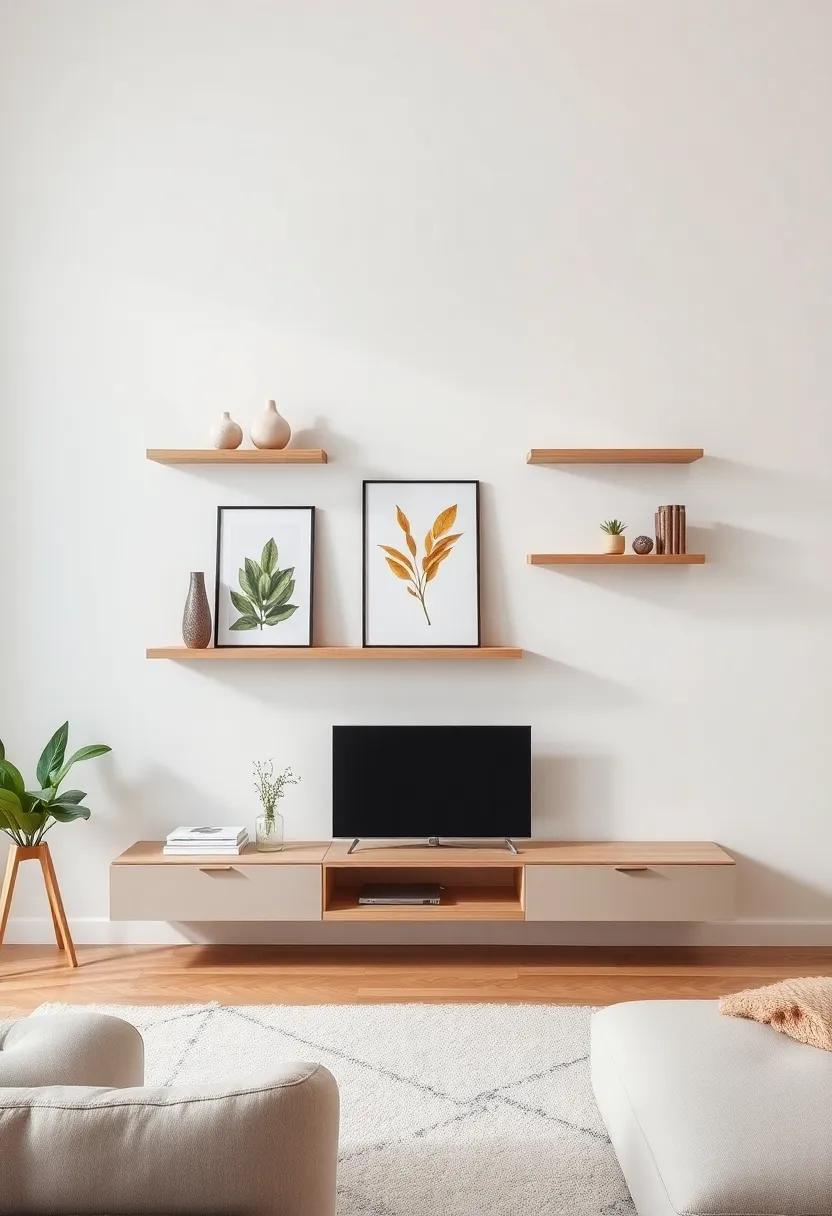 Creating Visual Harmony Between Artwork and Floating Shelves