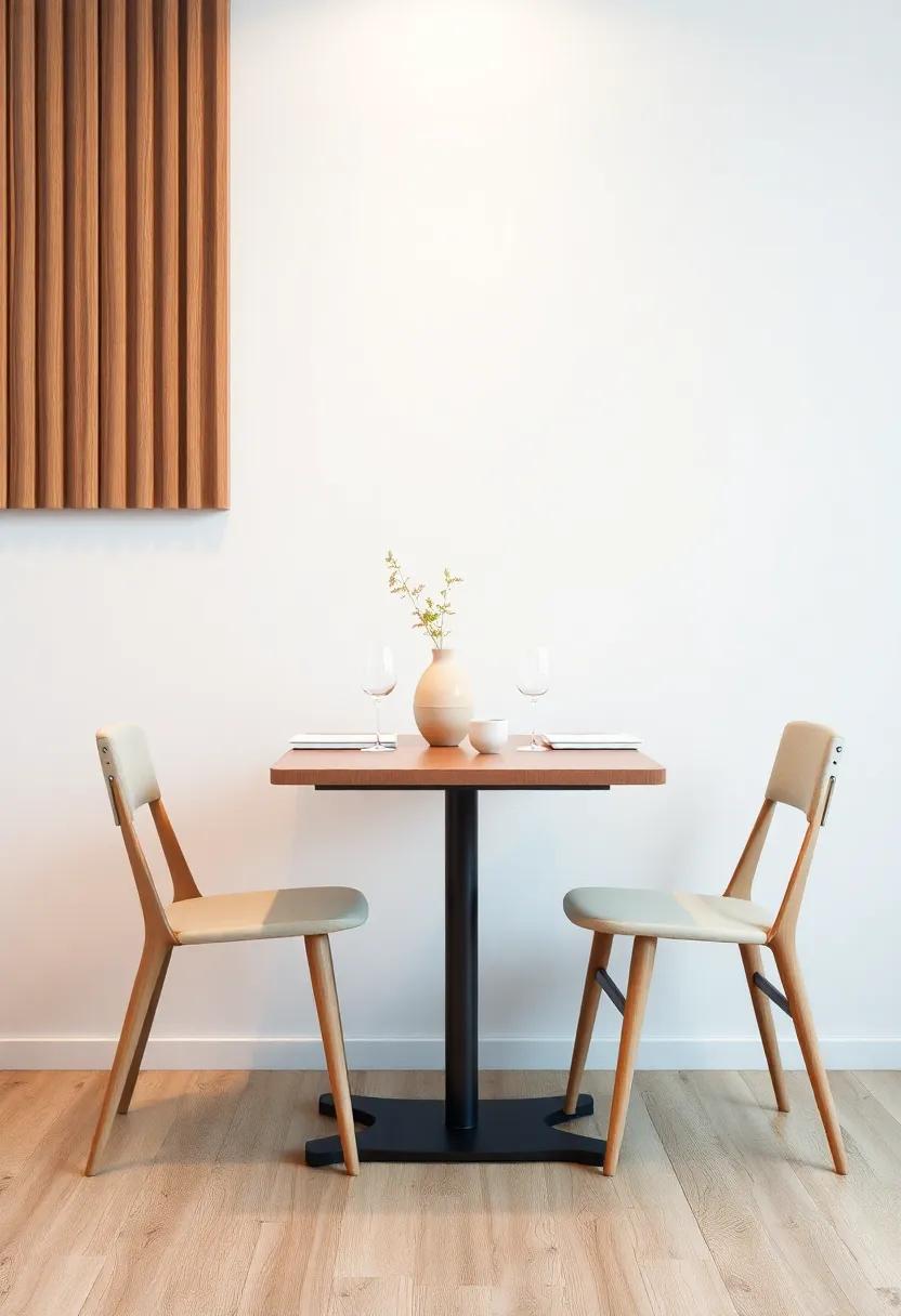 Stylish Seating Options: Chairs That Complement Foldable Dining Tables