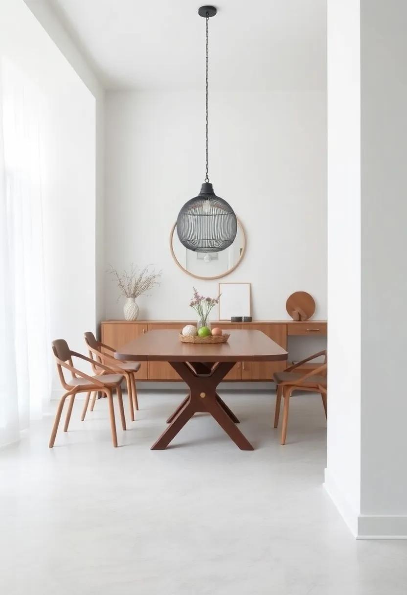 Streamlined Furniture: Essential Pieces ⁤for a Chic Minimalist Dining Room