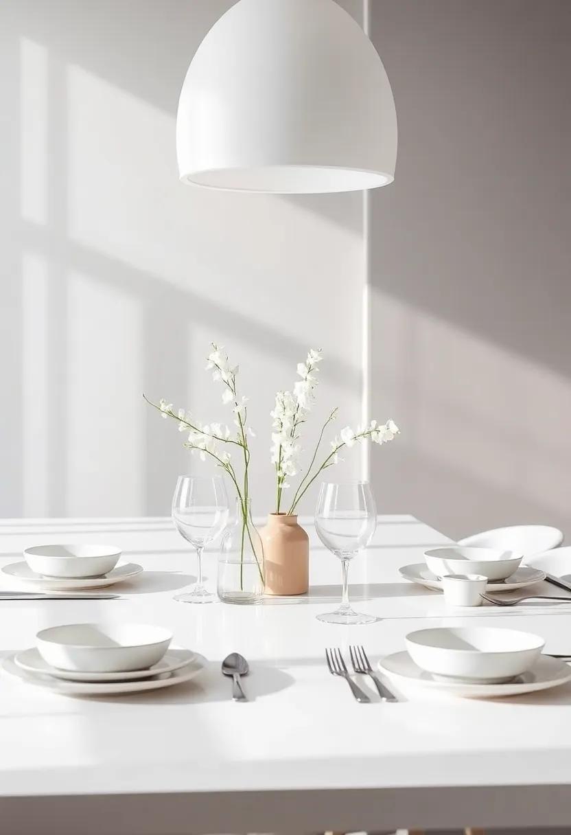 Thoughtful Arrangements: The art of Minimalist Table Setting
