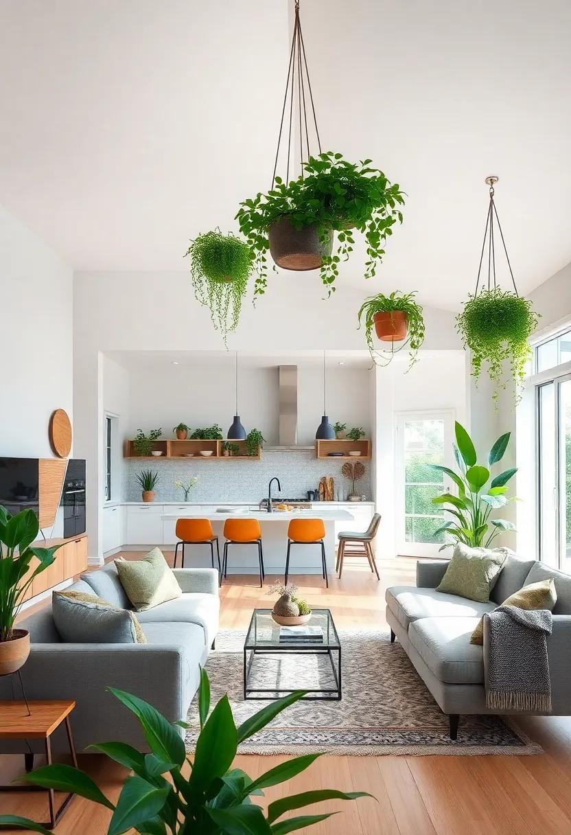 Hanging Gardens: Suspend hanging planters from the ceiling⁢ to draw the⁤ eyes ⁤upward while ‌creating an⁣ illusion ‌of added‍ space and lushness