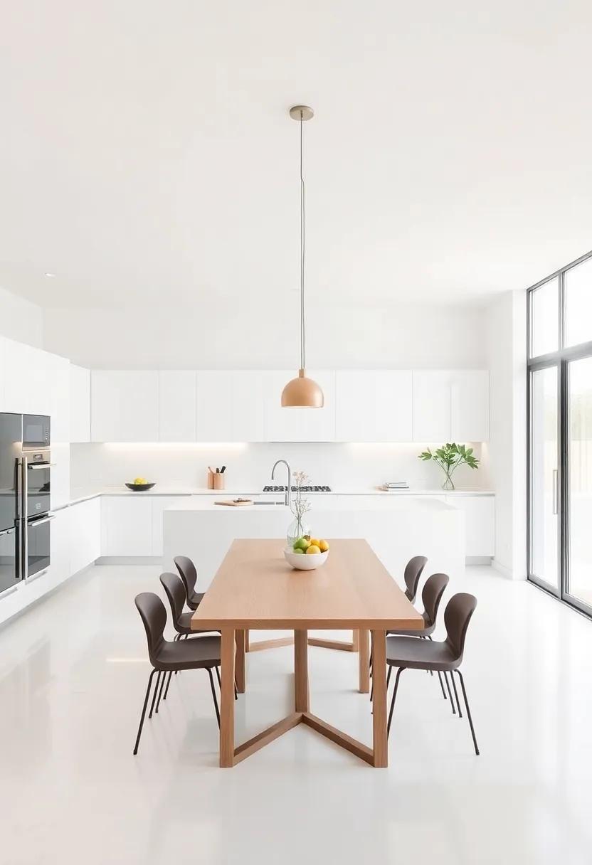 Embracing ⁤Minimalism in Your Open⁣ Kitchen and Dining Area