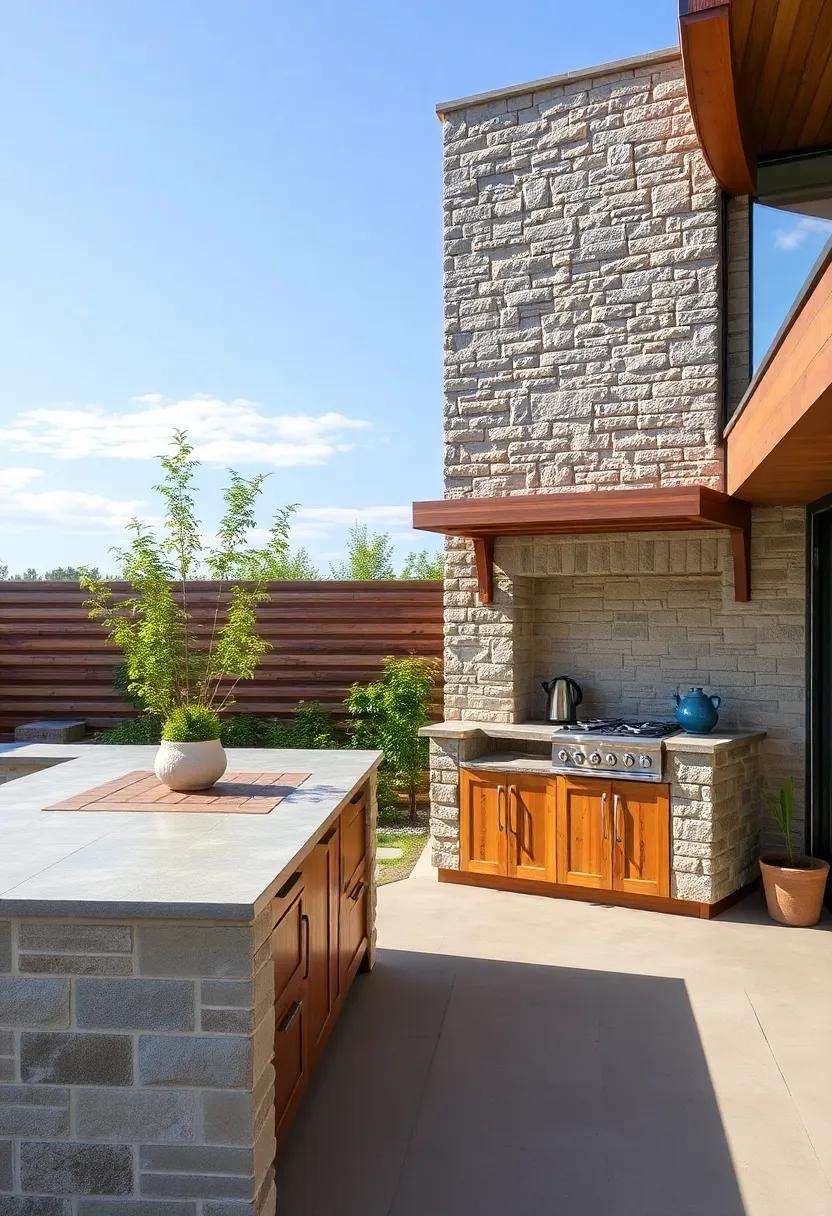Balancing ​Texture: Mixing Stone with Wood and Other Materials