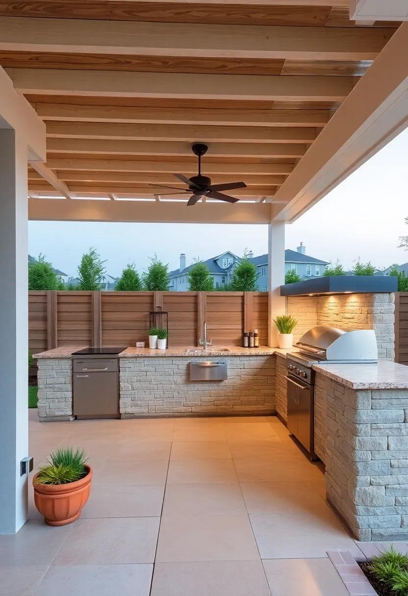 Transforming Your Backyard with Stunning Outdoor ⁢Kitchen Stone Designs