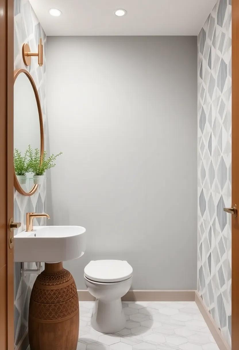 Choosing the Right Color Palette to Enhance ⁣Geometric Designs in⁤ Your Powder room