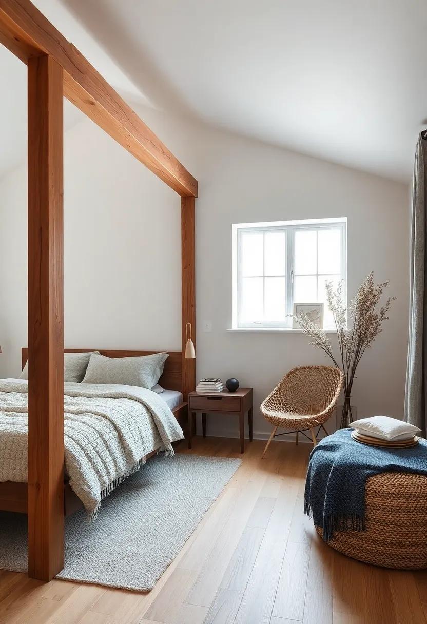 Cozy Textures: ⁣Layer textiles over the ‍sleek lines of wooden beams to cultivate a warm and inviting bedroom ⁣environment that beckons⁢ for⁤ relaxation