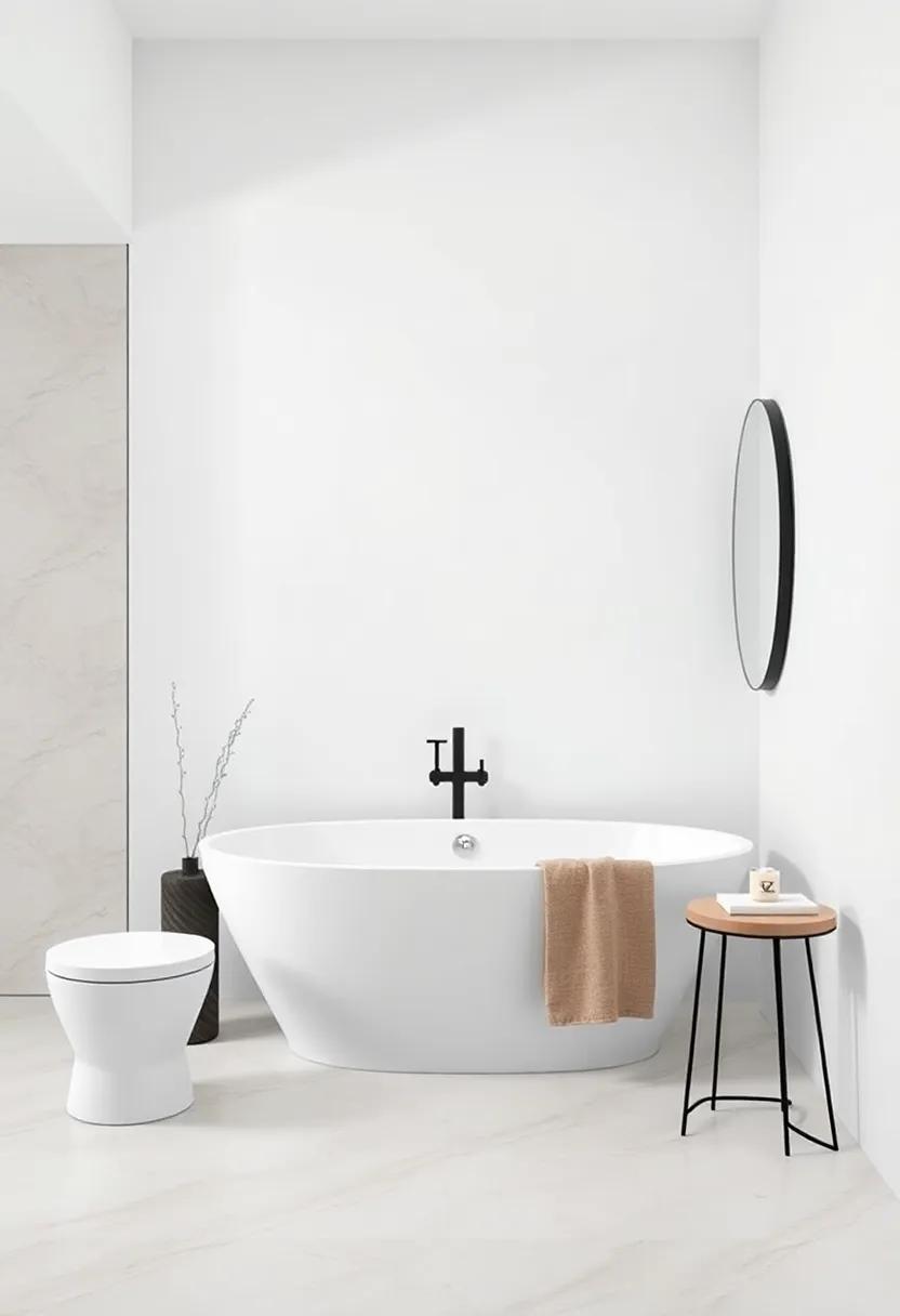 Elegant Bathtubs ​as Focal Points ‍in Minimalist Bathroom ‌Designs
