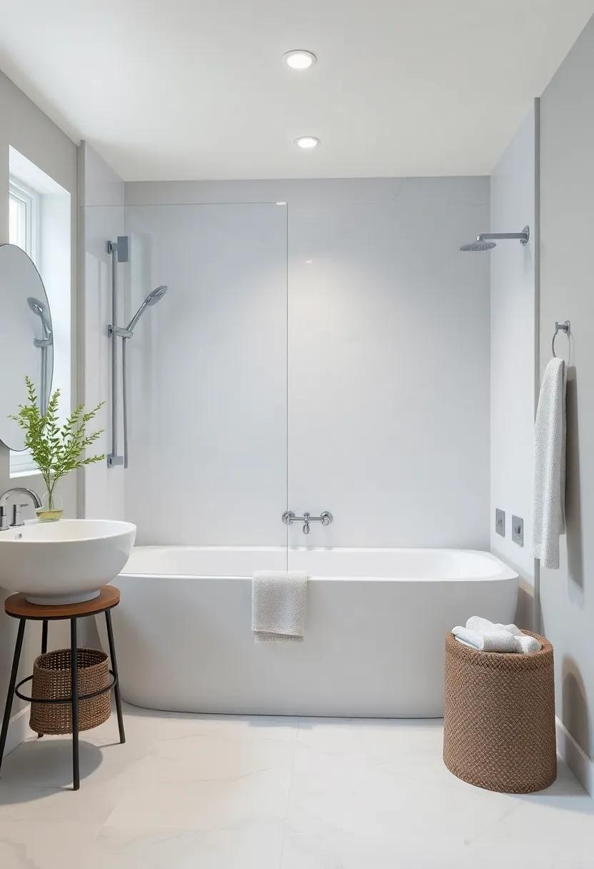 Install a walk-in shower tub combo: Maximize functionality by combining a bathtub with a walk-in shower for ultimate versatility