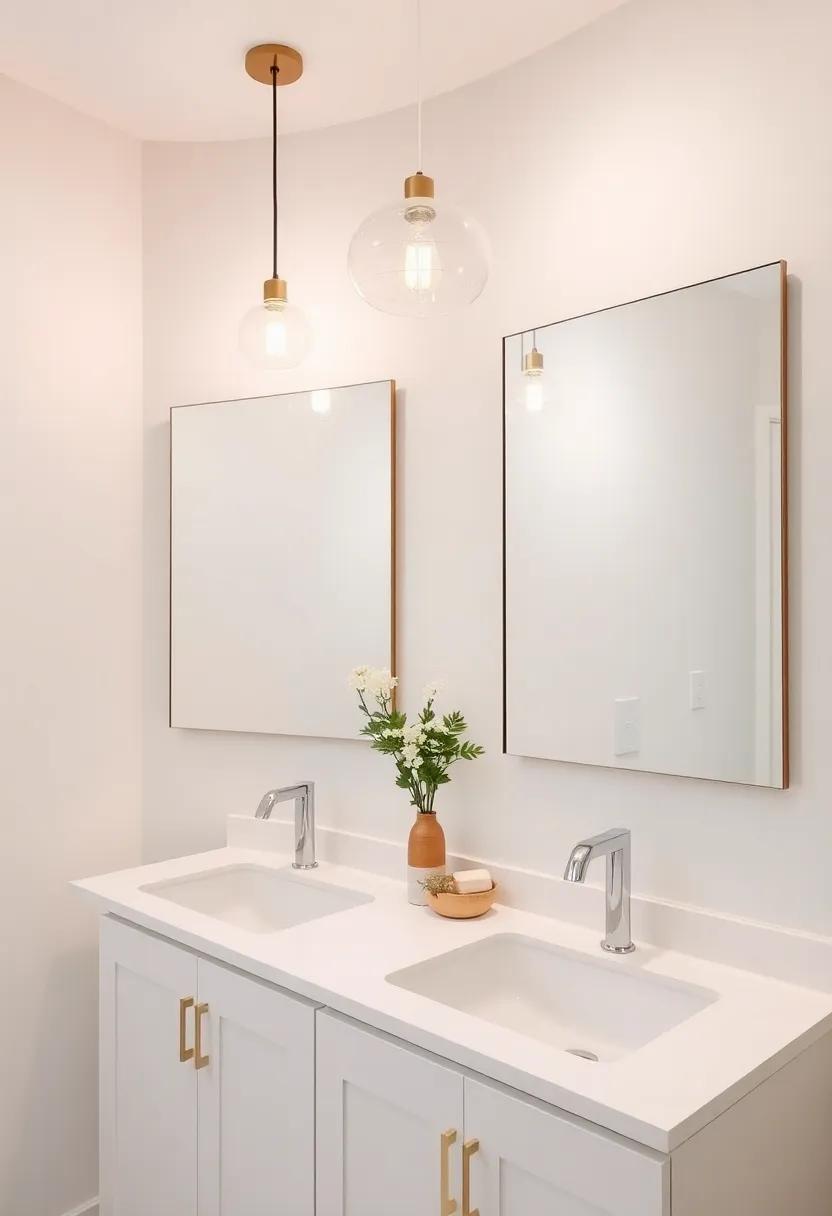 Using Pendant Lights to Add Character Above Vanities