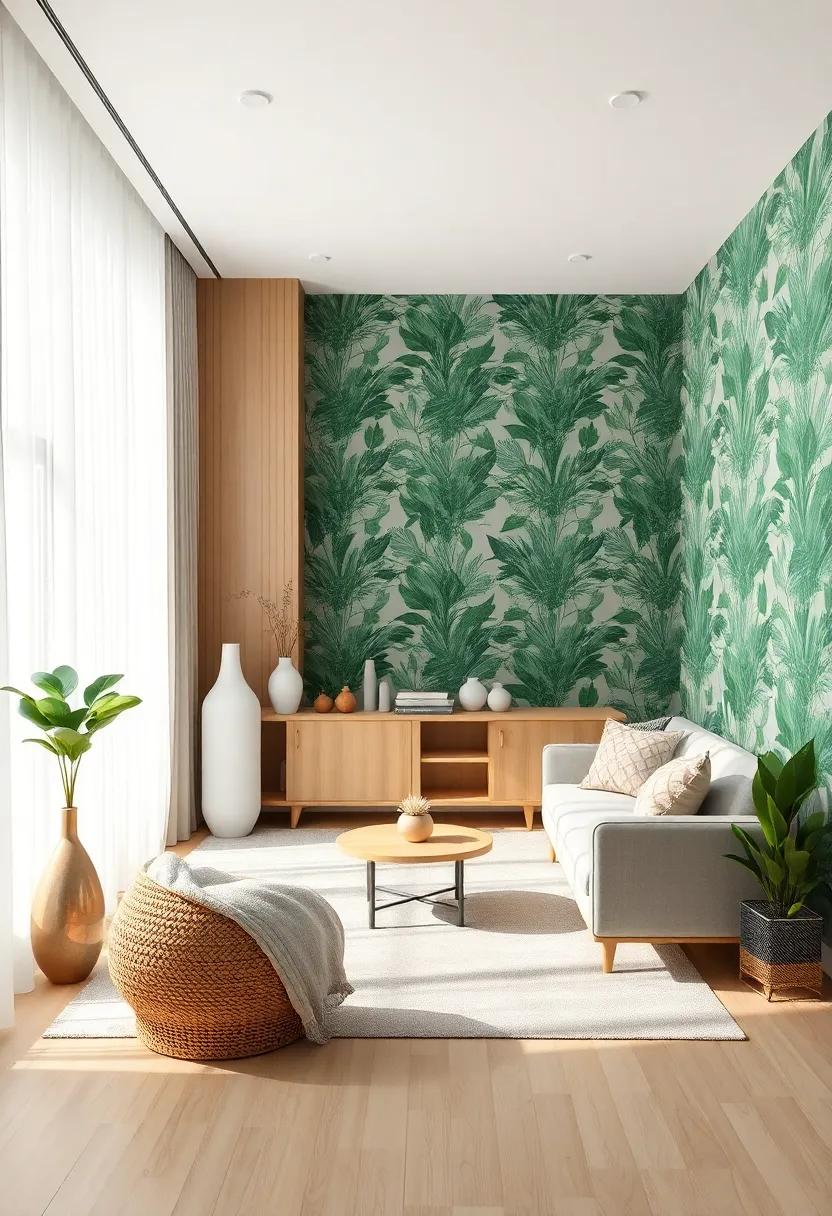 natural Patterns in Wallpapers: A Refreshing Way to Expand​ Visual Space