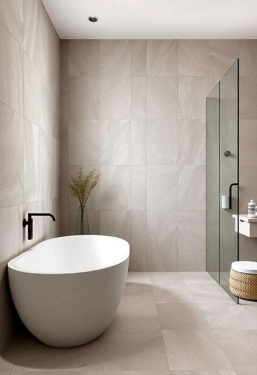 Textural Play: Mix various⁤ types of⁤ stone finishes—polished,honed,and textured—to add depth and ‍visual interest while⁢ maintaining a calming vibe
