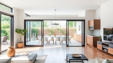 Seamless Spaces: Embracing Open Concept Living Rooms and Kitchens with Stylish Sliding Doors