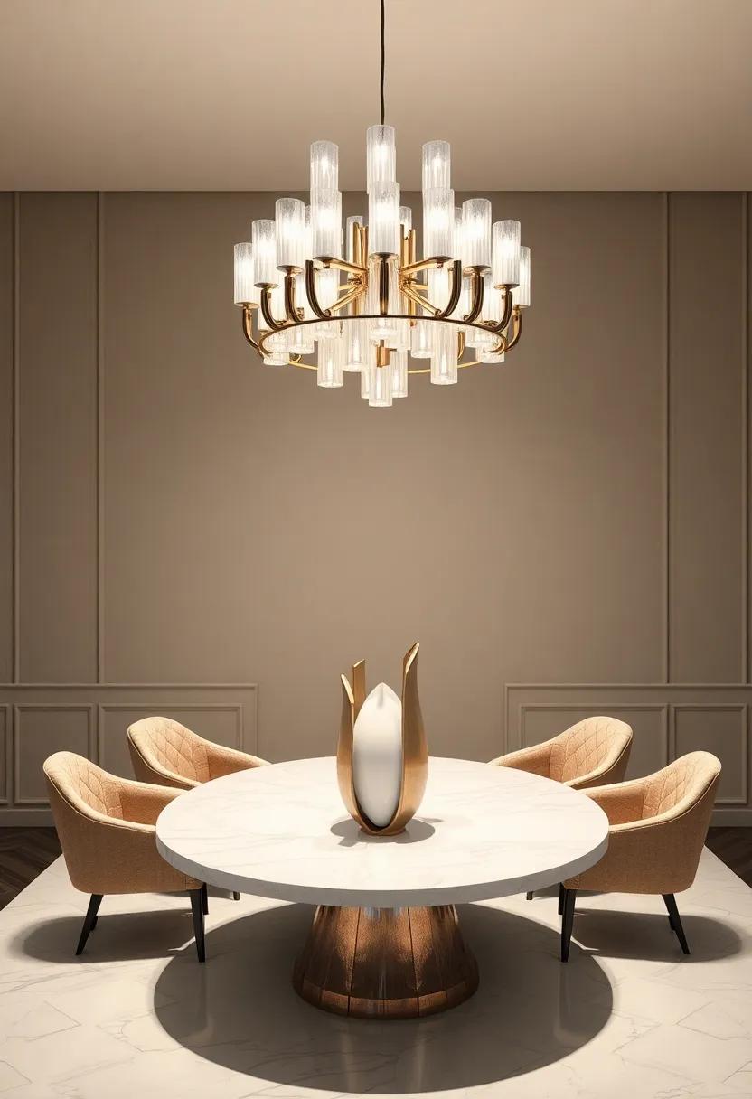 Sculptural Centerpieces that​ Inspire Conversation and Admiration