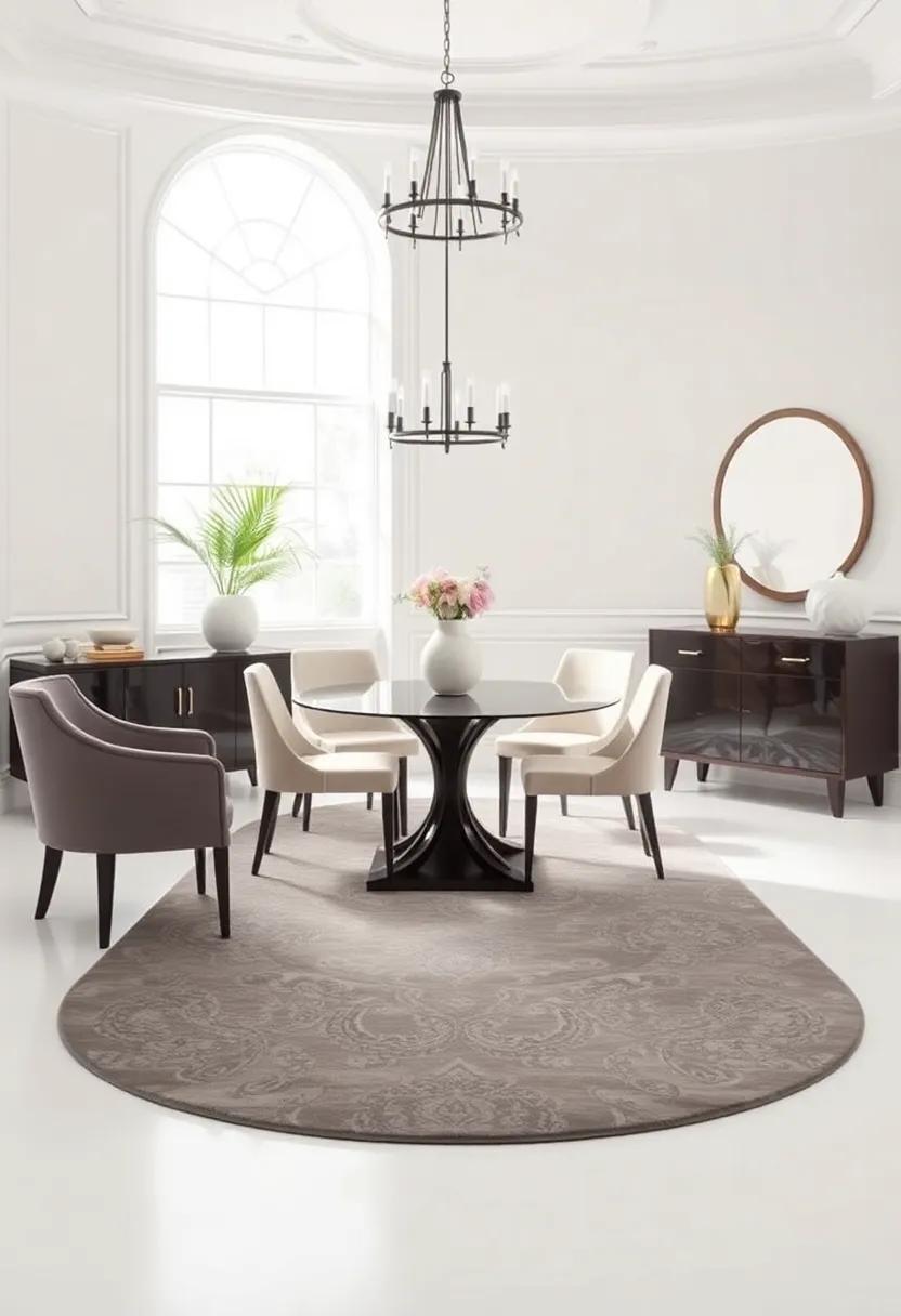 Incorporating Statement Rugs to‌ Ground Your Dining‌ Room Design