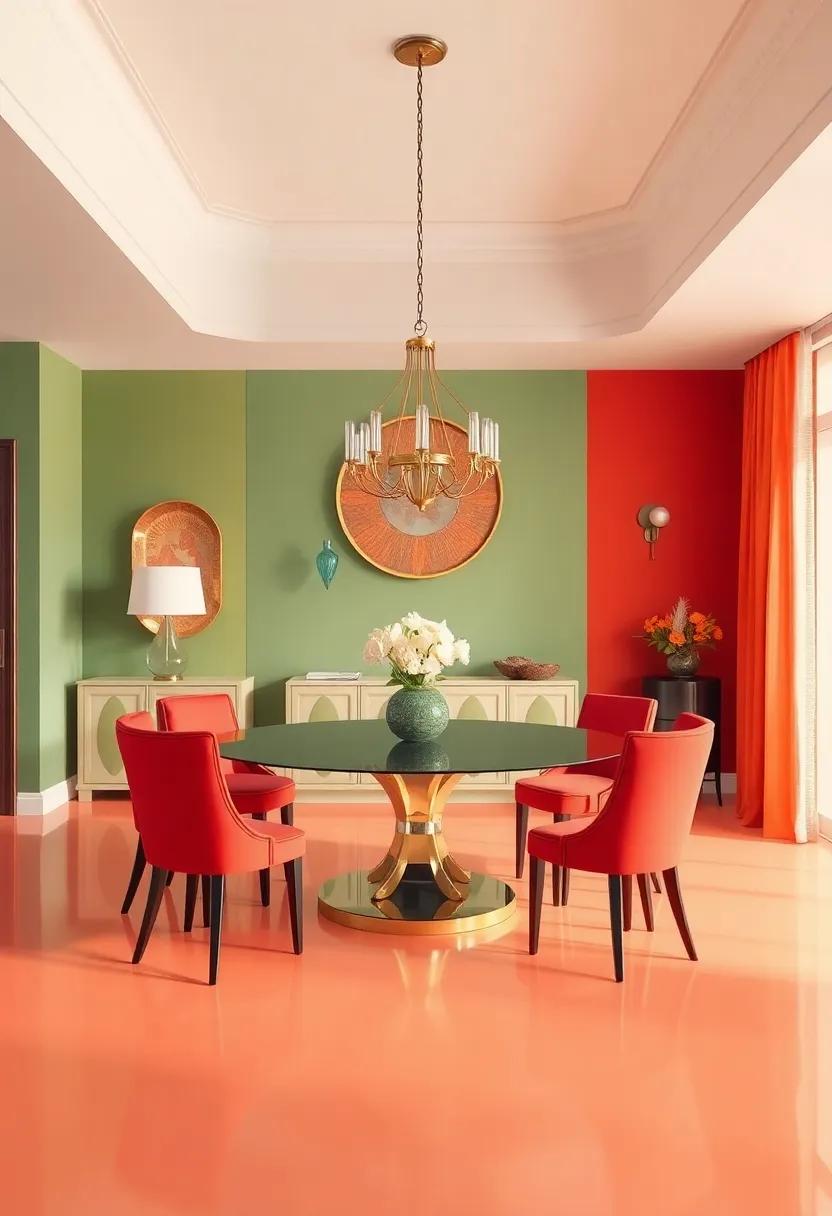 Geometric Patterns as Art Deco Hallmarks in your Dining Room
