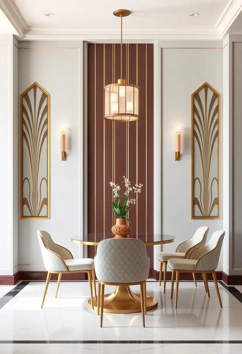 Accent Walls That Serve as Focal⁤ Points of Art Deco Splendor