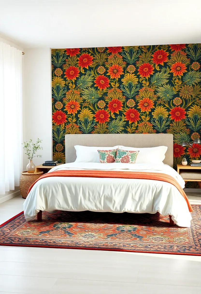 Bohemian Bliss: Get inspired by eclectic patterns and ⁢vibrant colors‍ to design a queen bedroom that reflects your unique personality and style