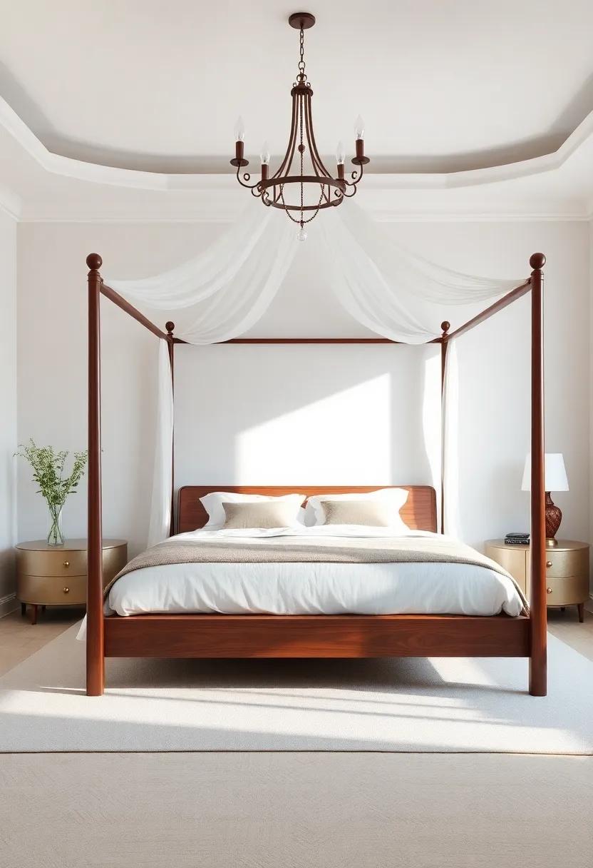 Elegant Canopy: Dive into the world of canopy-style beds and how they can‌ add a⁢ regal touch to​ your bedroom layout and comfort
