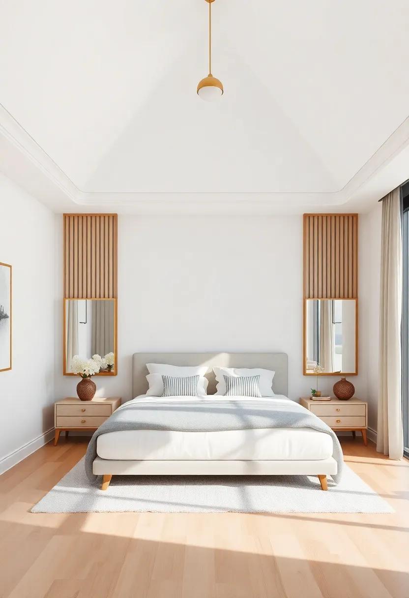 high Ceilings, Low ⁤beds: Emphasize grand ceilings⁢ with a low-profile​ queen bed and carefully chosen decor ⁣for an ​airy and spacious feel