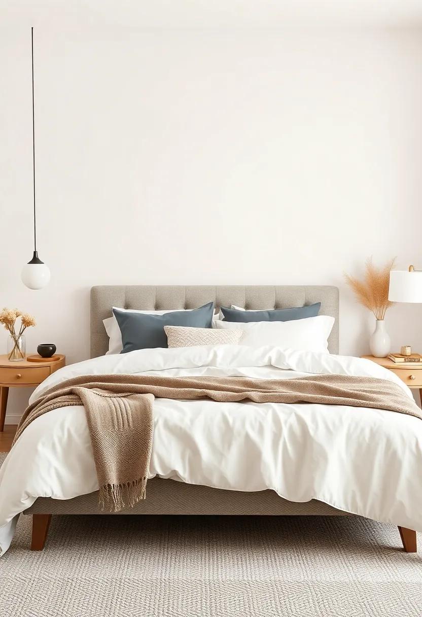 Layered Textures: Uncover how to create depth and warmth‍ by mixing fabrics and materials in your ​bedding and décor‍ surrounding ‍your queen bed