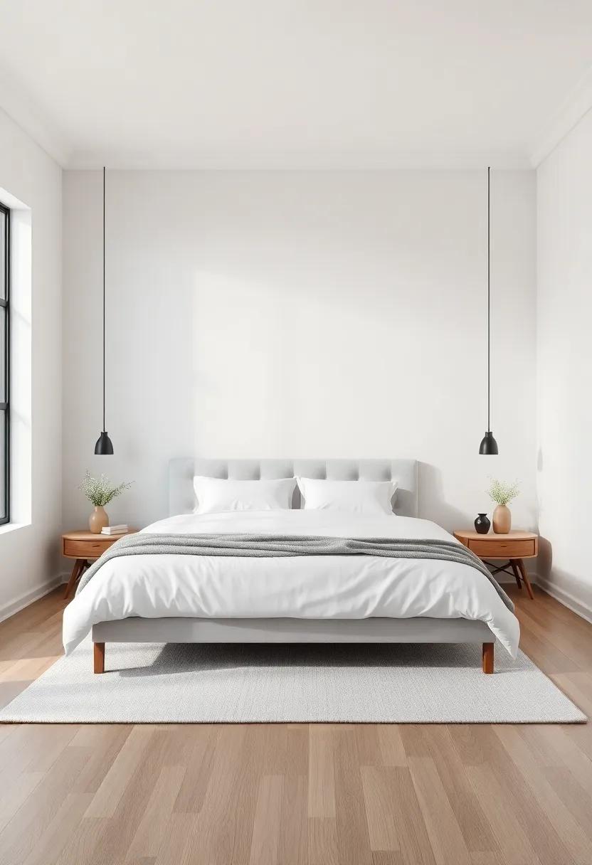 Monochromatic Magic: Find ⁢inspiration in using a single color palette to⁢ create cohesion ‌in your ⁣bedroom design,​ enhancing visual comfort