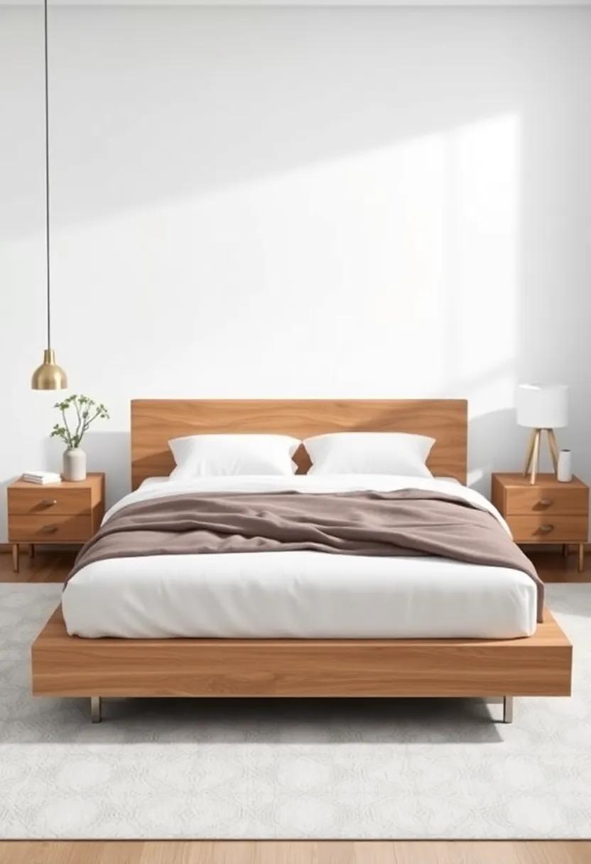 Play with⁣ Risers: Consider⁤ placing your bed on ⁤a platform or risers to create illusionary height and spaciousness while ​incorporating under-bed storage