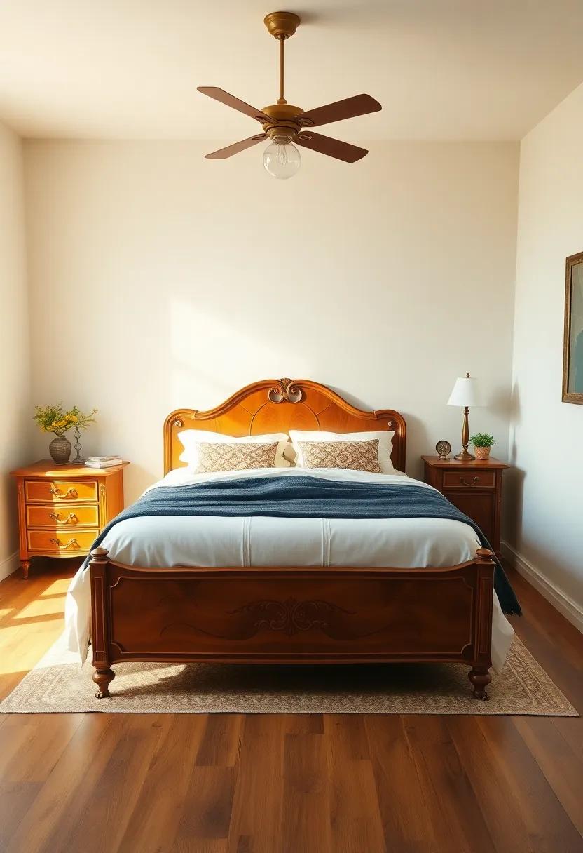 Vintage Charm: Dive⁣ into retro-inspired layouts that combine⁣ a queen-size bed with antique furniture for a ⁢warm and welcoming vibe
