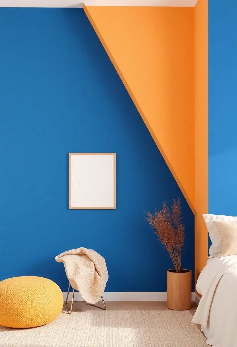 Vibrant Accent Walls: Energizing your Beige Space with Bold Colors