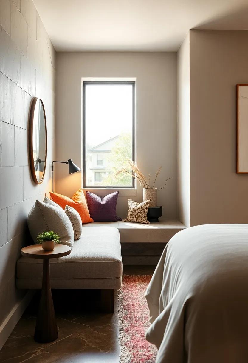 Built-in Seating: Consider a custom-built bench that integrates seamlessly into the architecture of your space, perhaps beneath a window for natural light