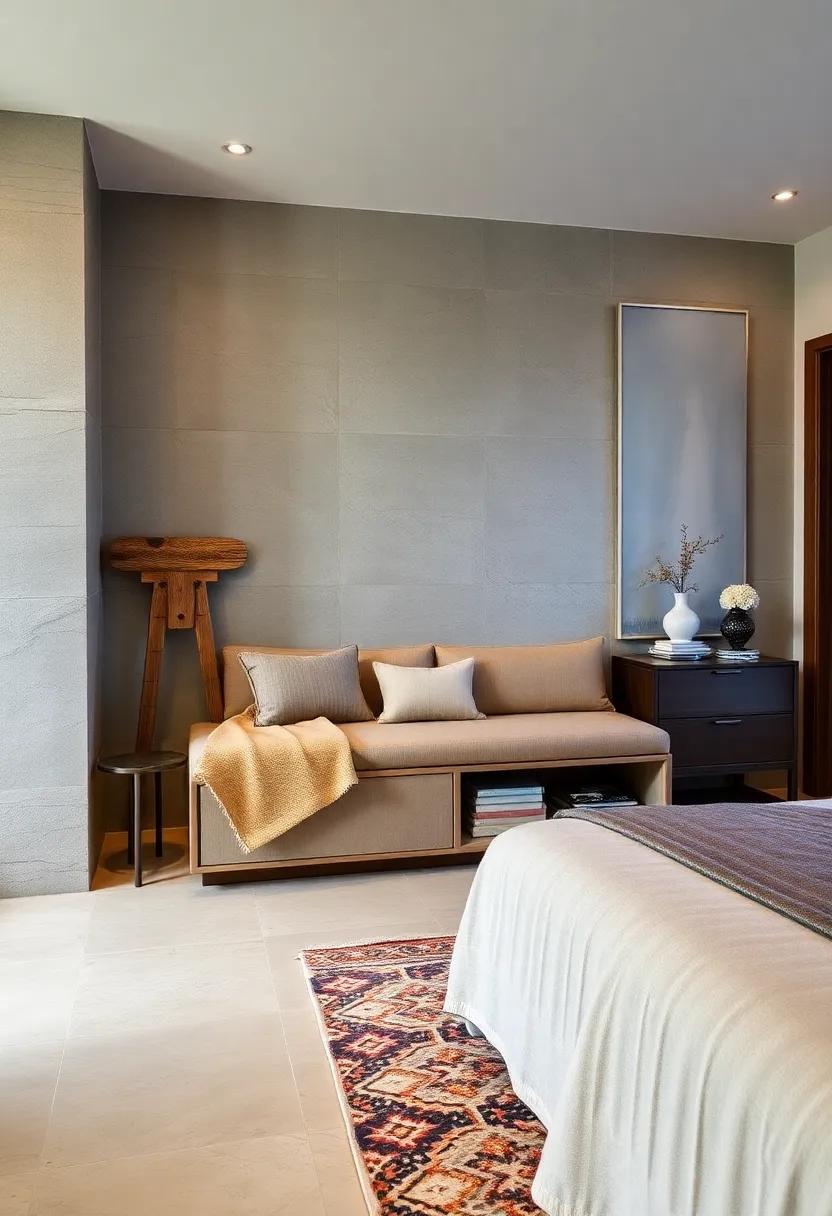 Multi-Functional Marvel: Opt for a storage bench that not only provides seating but also keeps blankets and books organized, making the most of your space