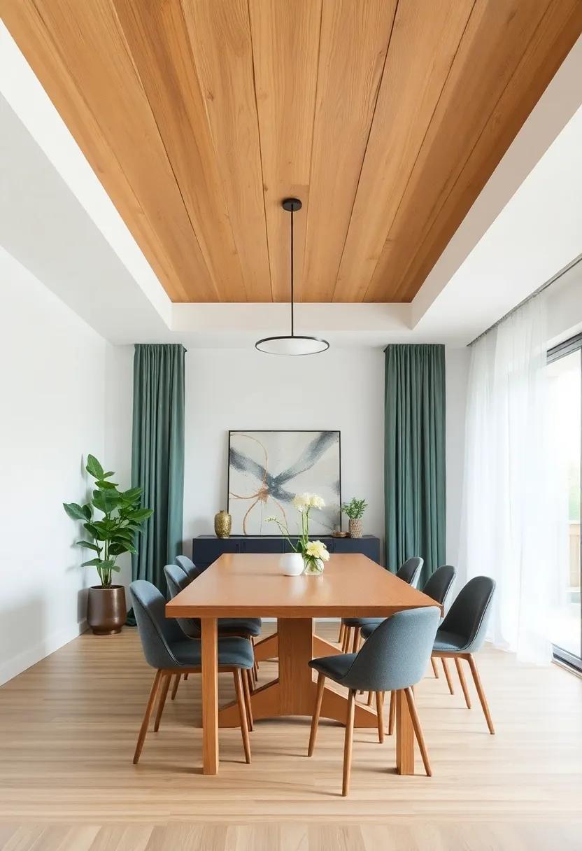 Natural Wood⁢ Panels: ‍Install tongue and groove wooden panels for a natural look that enhances the dining atmosphere,perfect for both modern and traditional homes