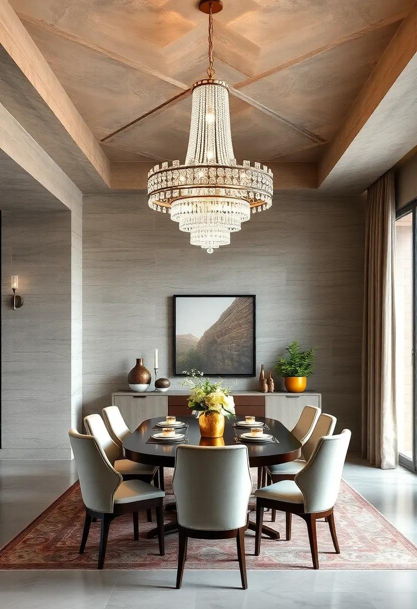 Elegant Grandeur: The Timeless Allure of Crystal Chandeliers in Luxurious Dining Spaces