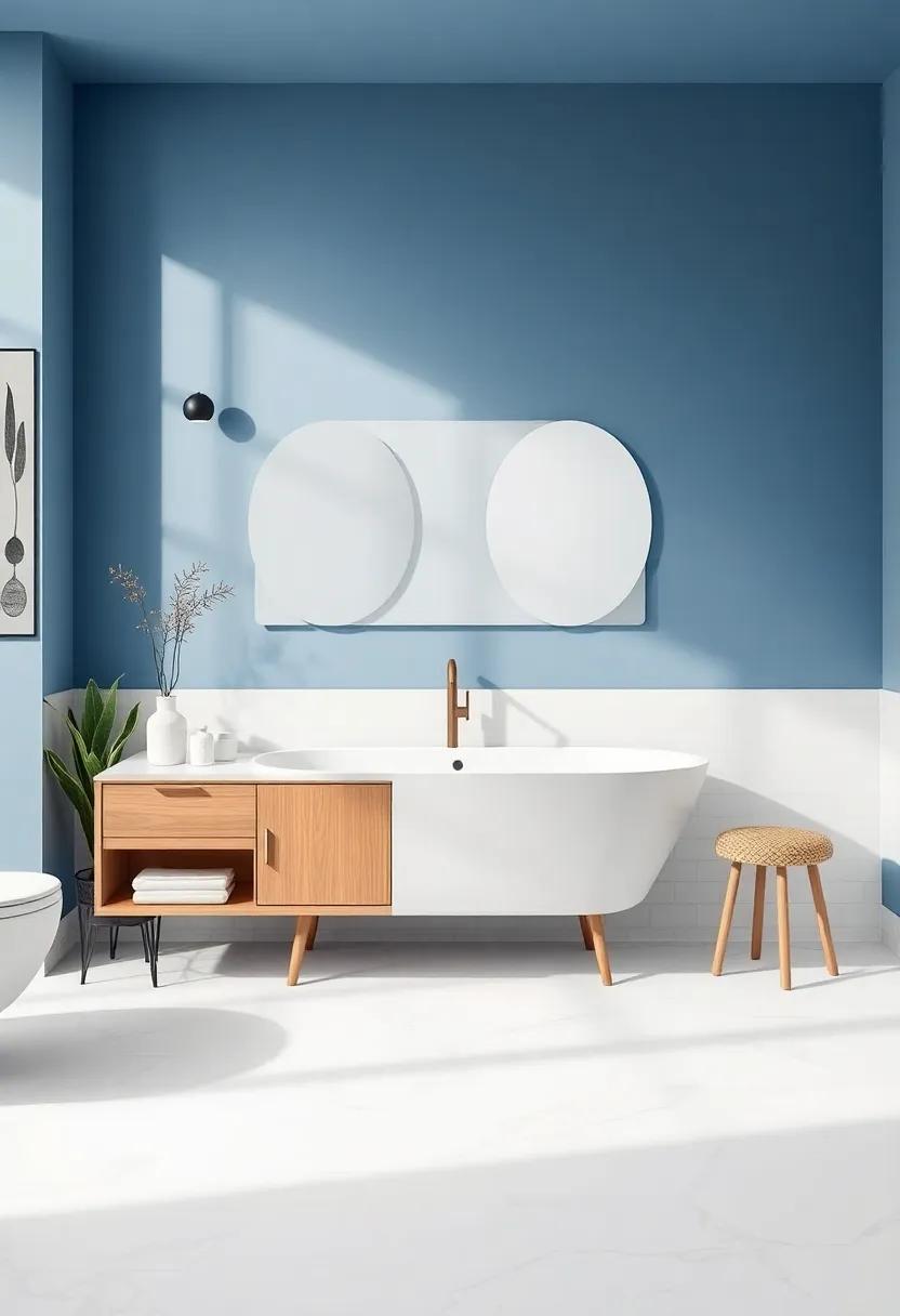 Artistic⁤ Accents:⁢ Utilizing Bold artwork to Elevate‍ Bathroom Aesthetics