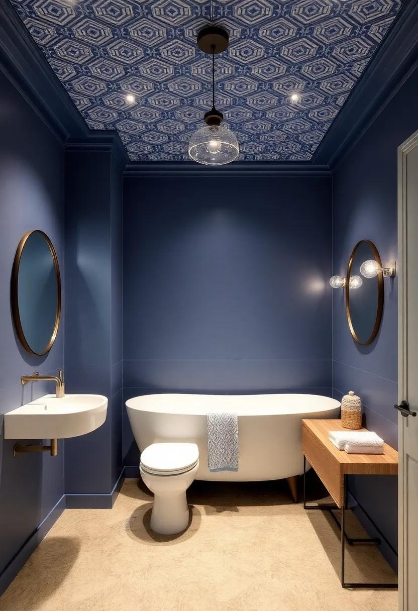 Bold Ceilings: Transforming an Overlooked Space ‍with Creative Treatments