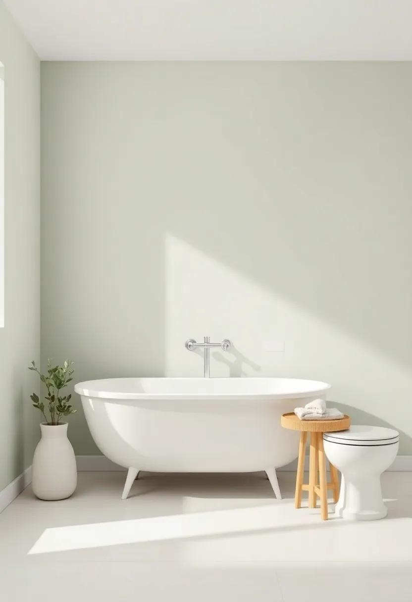 Pale Sage: A light green that brings the essence of nature indoors, creating⁣ a refreshing‌ and serene‍ environment