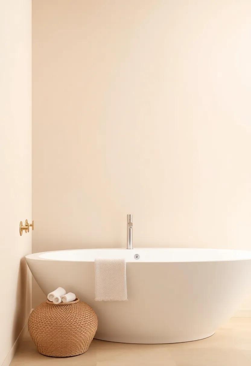 Soft Sand:‌ A warm beige that evokes a sense of calm and natural warmth, perfect for a spa-like atmosphere