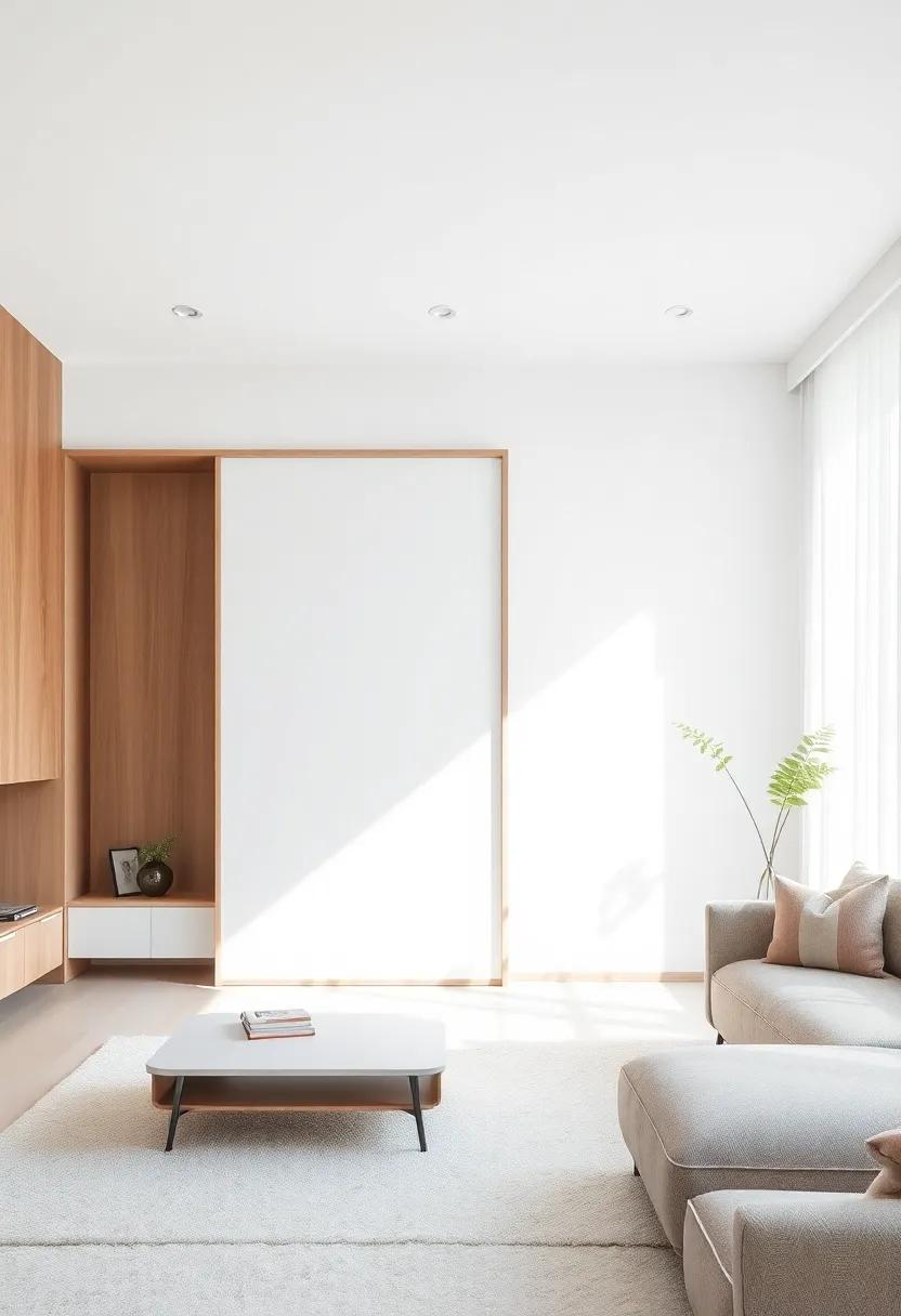 Embrace ​Minimalism: ⁤Use a ⁢simple sliding⁤ partition⁣ to create a⁢ clean,uncluttered look that allows light⁤ to ​flow freely while defining spaces
