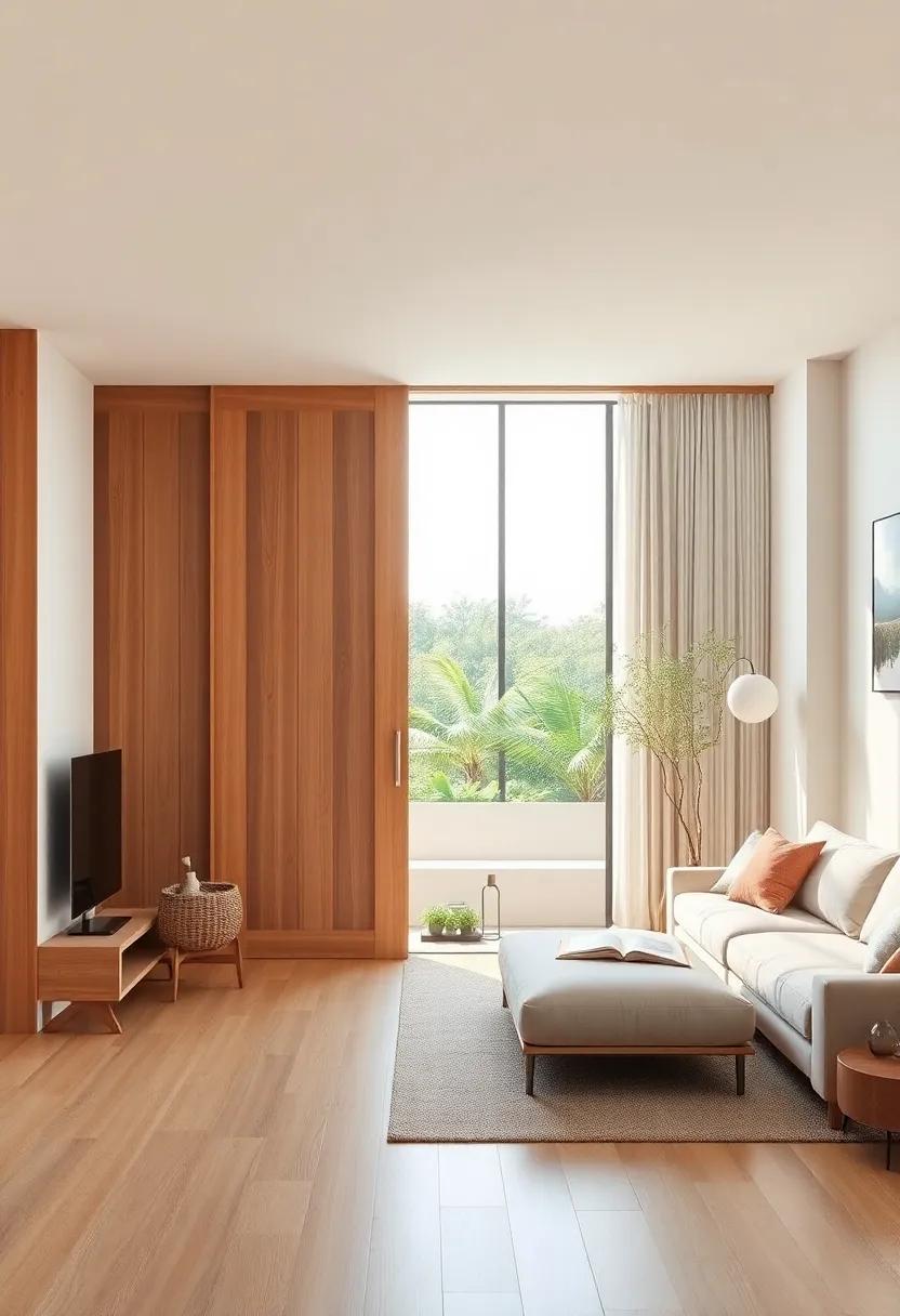 Natural Elements: Incorporate ‌wooden sliding‌ panels to bring warmth and an organic feel to your ⁢living space, ​making it feel cozy and​ inviting