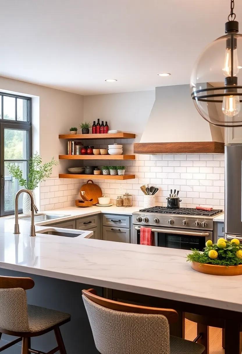 25 Inspiring Ideas for a Farmhouse Kitchen Featuring Subway Tile Backsplashes