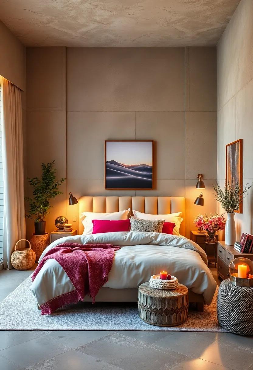 Incorporate Soft Lighting: Replace harsh overhead lights with warm-toned lamps, fairy lights, and candles to set a relaxing mood in the evenings