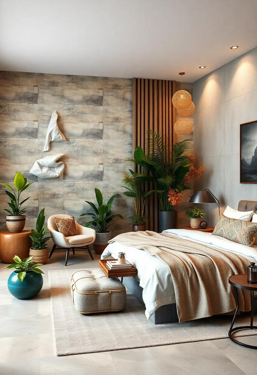 Use Natural Elements: Bring the outdoors inside with potted plants or flower arrangements, which can enhance air quality and create a refreshing ambiance