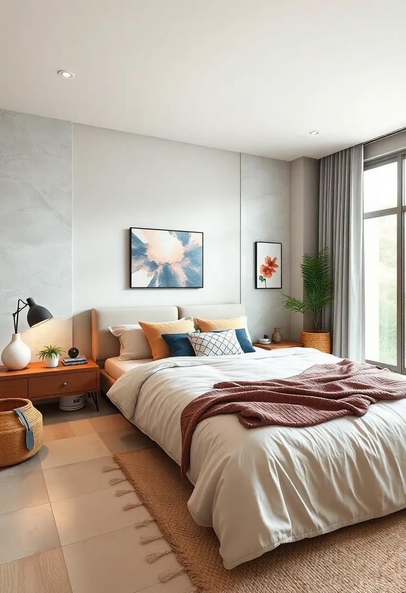 Utilize Storage Solutions: Keep your retreat tidy with clever storage options, such as under-bed drawers or decorative baskets, to declutter and simplify your space