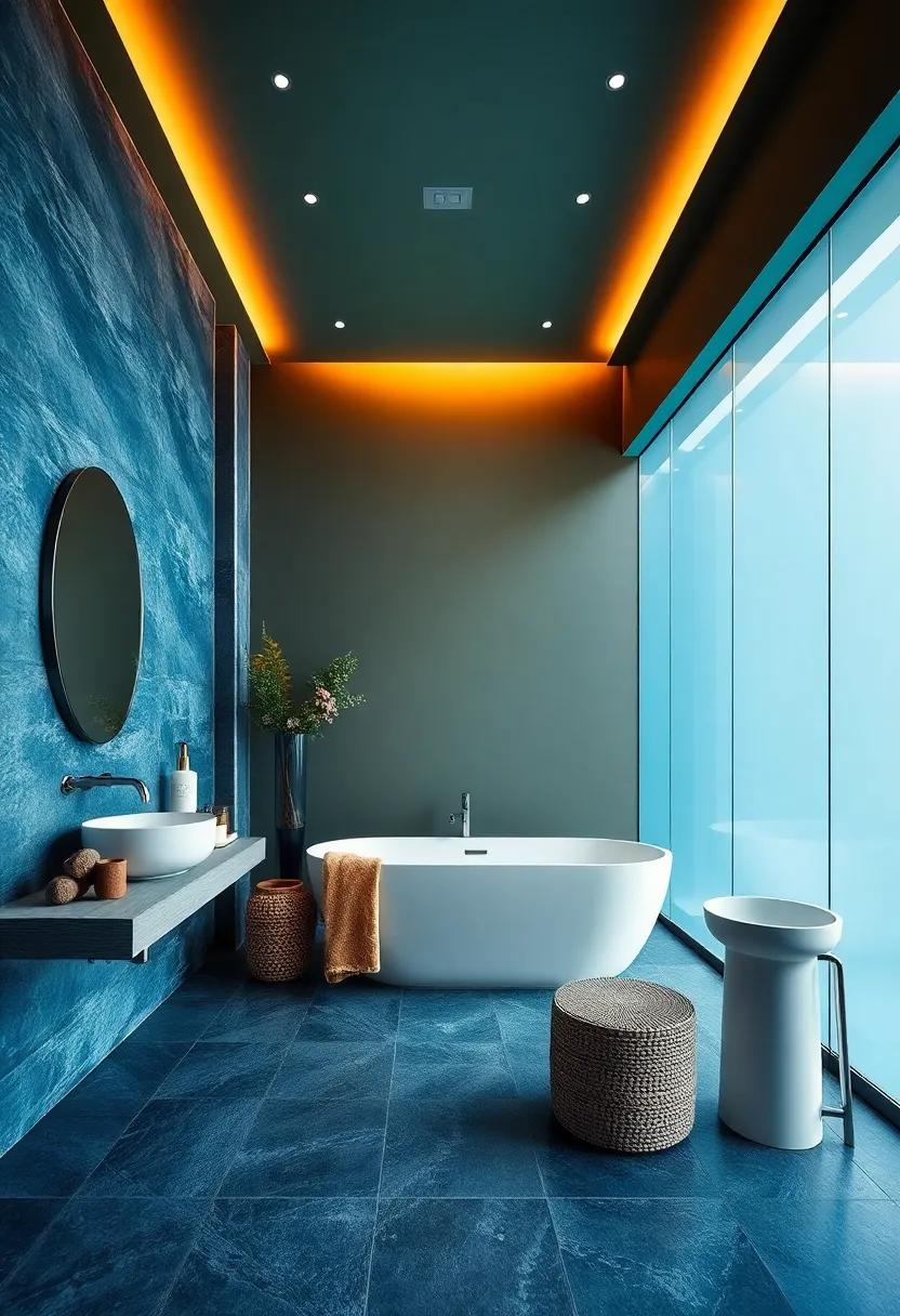 Bold Color Palettes: Experiment with rich colors like deep blues or emerald greens to create a stunning backdrop that makes a dramatic statement