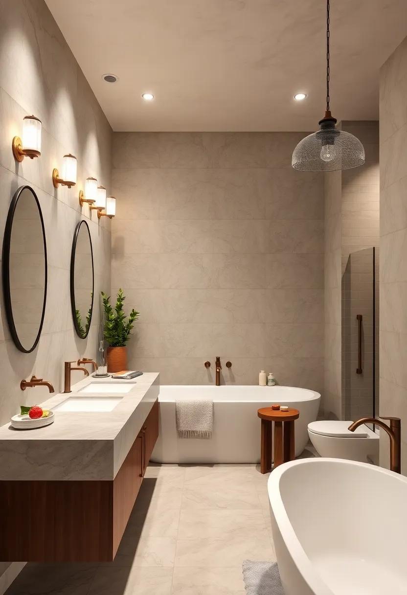 Vintage Fixtures: Incorporate antique or vintage-inspired faucets and hardware to add a timeless touch that elevates the overall design