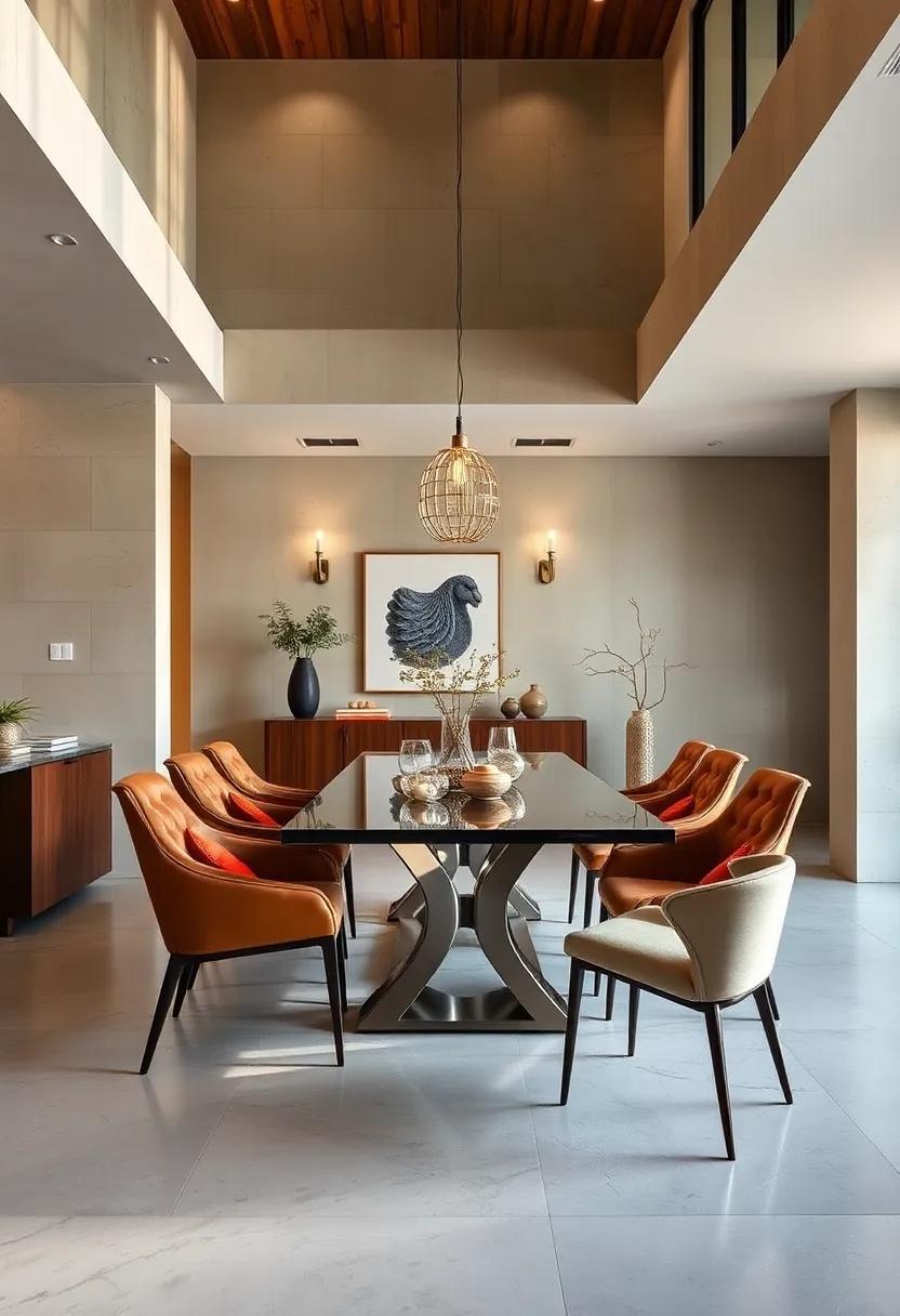 incorporate ⁣leather ⁣accents by ‌introducing upholstered ‌dining chairs that provide ‌comfort while adding a touch of modern luxury